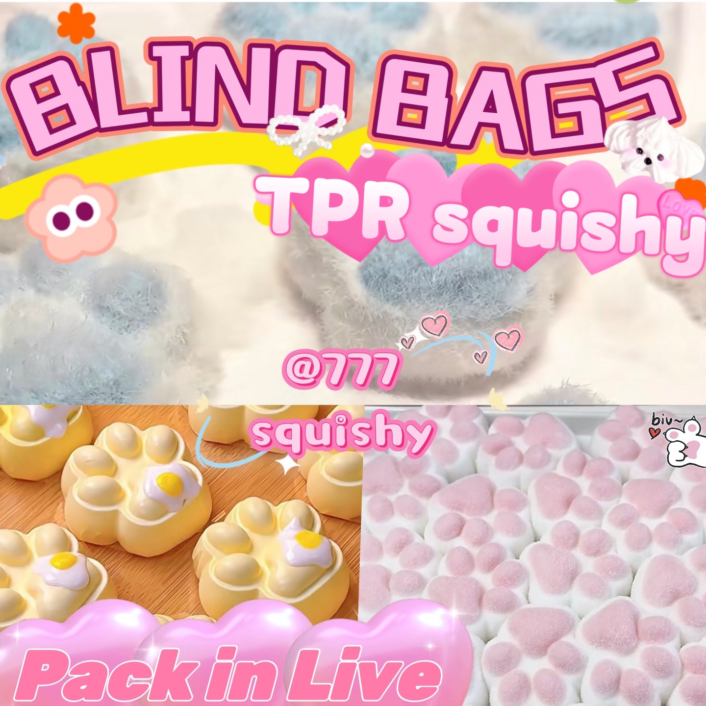 [TPR] Squishy Blind Bags (Unpack In Livestreaming Tiktok@777squishy)